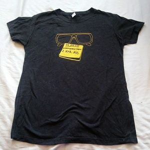 Black screened T-shirt size extra large nwot